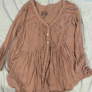 Tan blouse